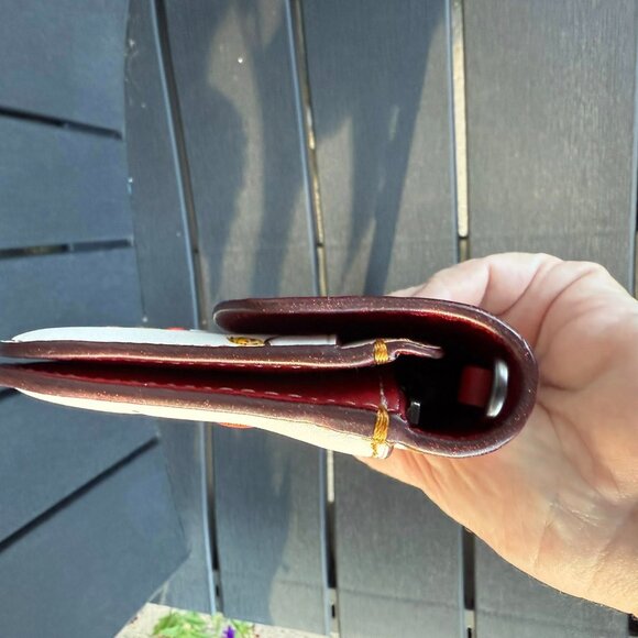 Coach Cherry Sparkle Print Wristlet Clutch NWT - Picture 5 of 10